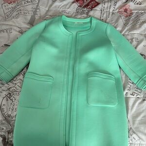 Mint Green Long Sleeve Coat